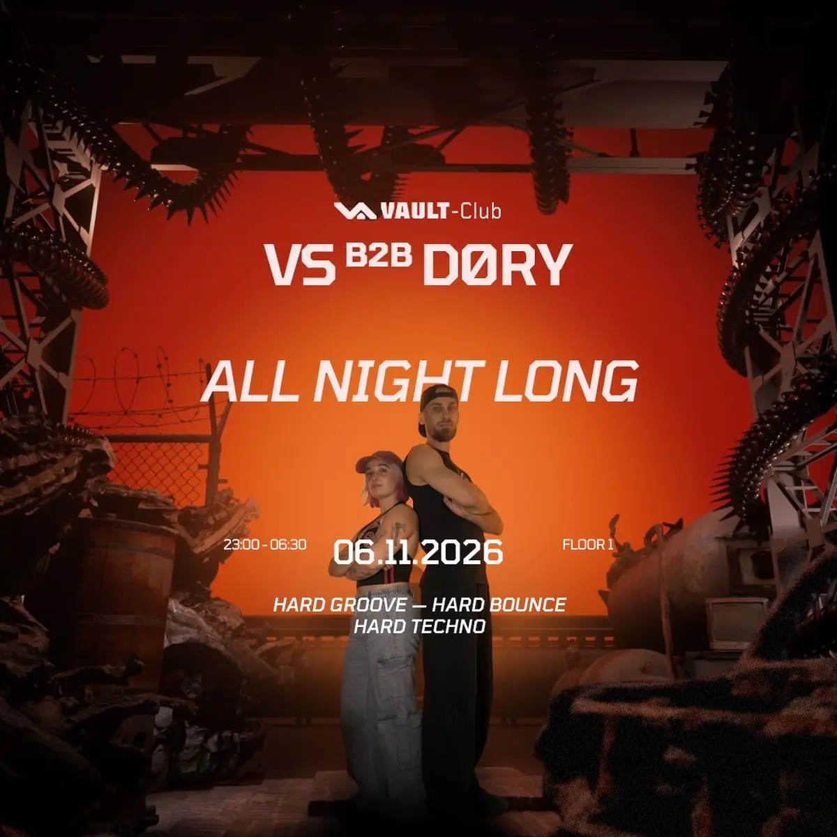 VAULT-Club — VS B2B DØRY [All night long]