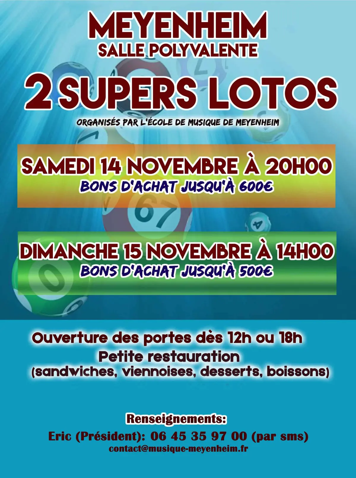 Grands lotos associatifs de l'école de Musique de Meyenheim