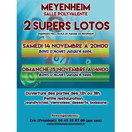 Grands lotos associatifs de l'école de Musique de Meyenheim