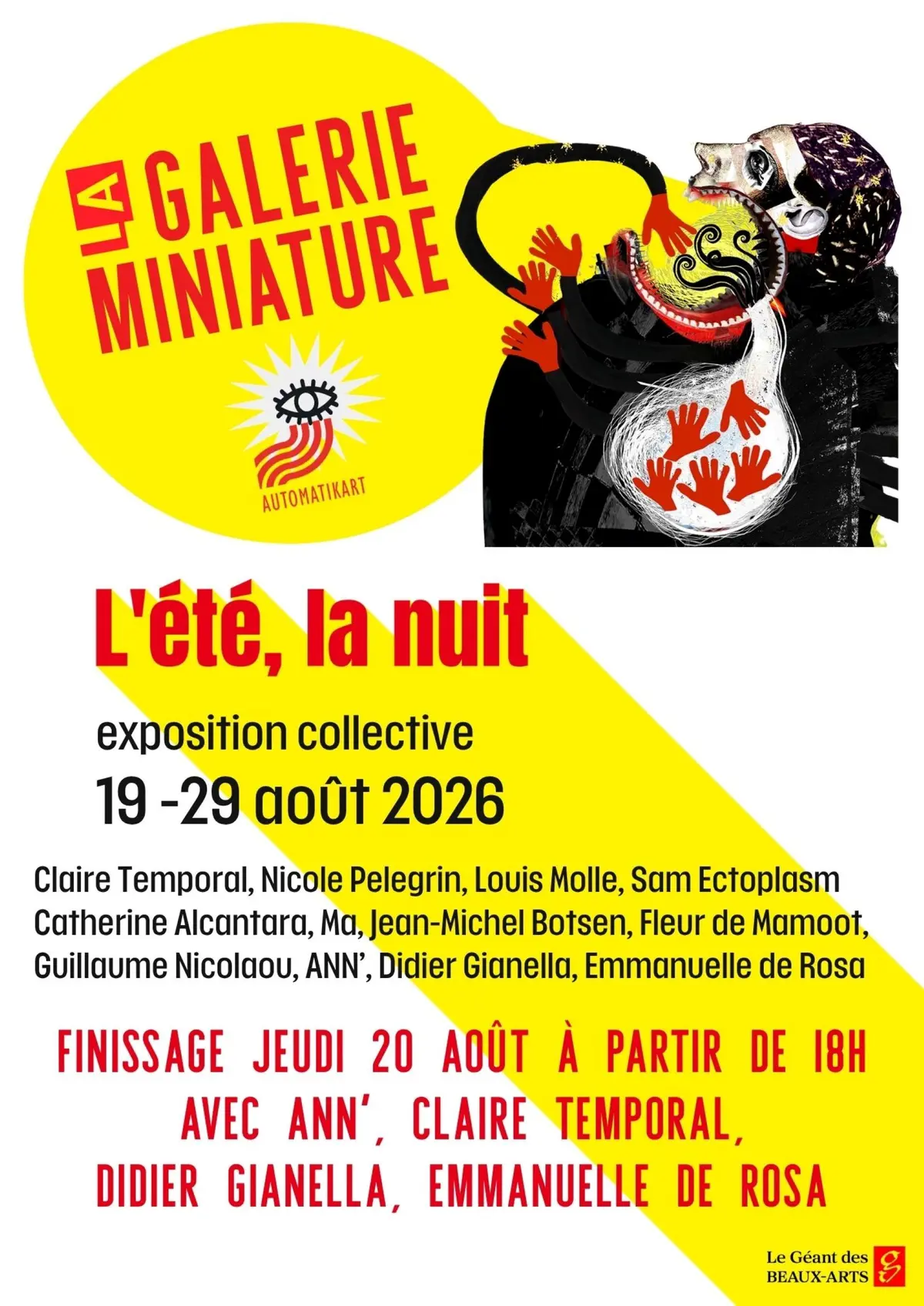 L'été, la nuit - exposition collective