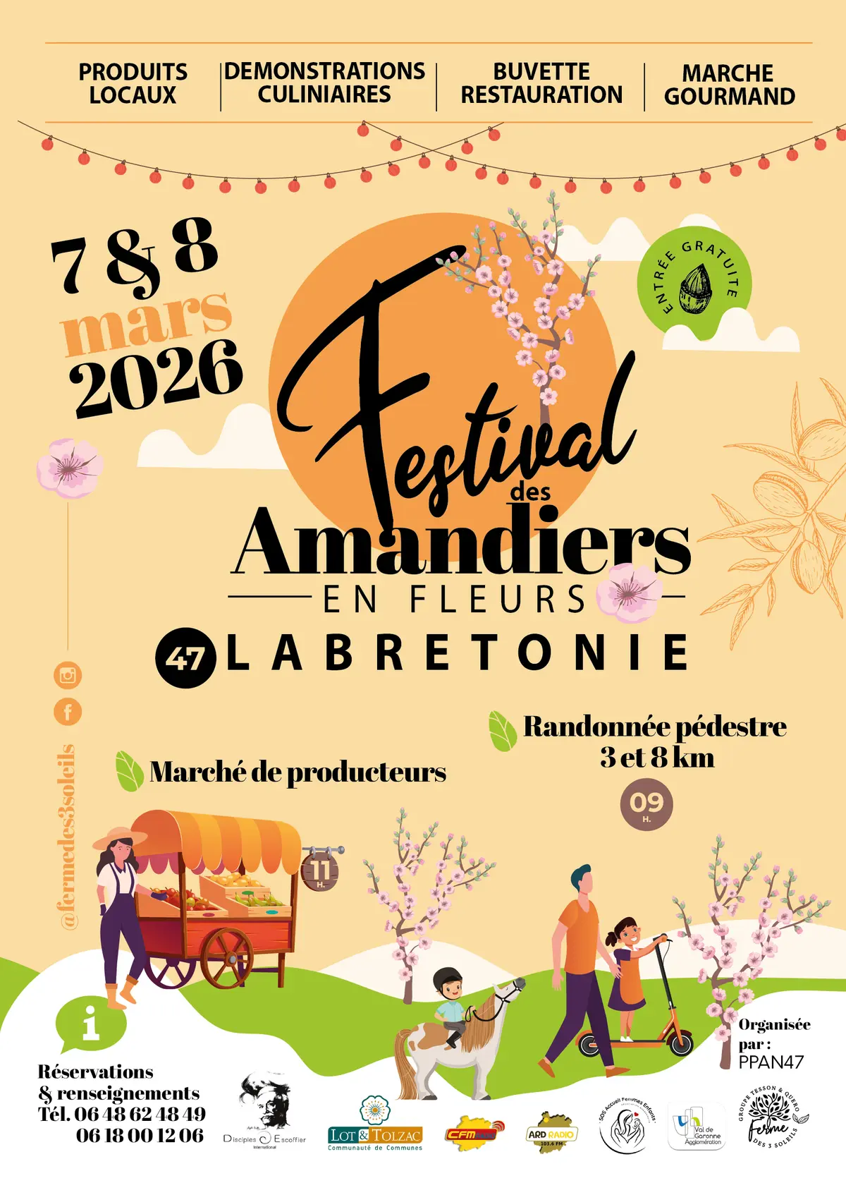 5ème édition Le festival des Amandiers en Fleurs