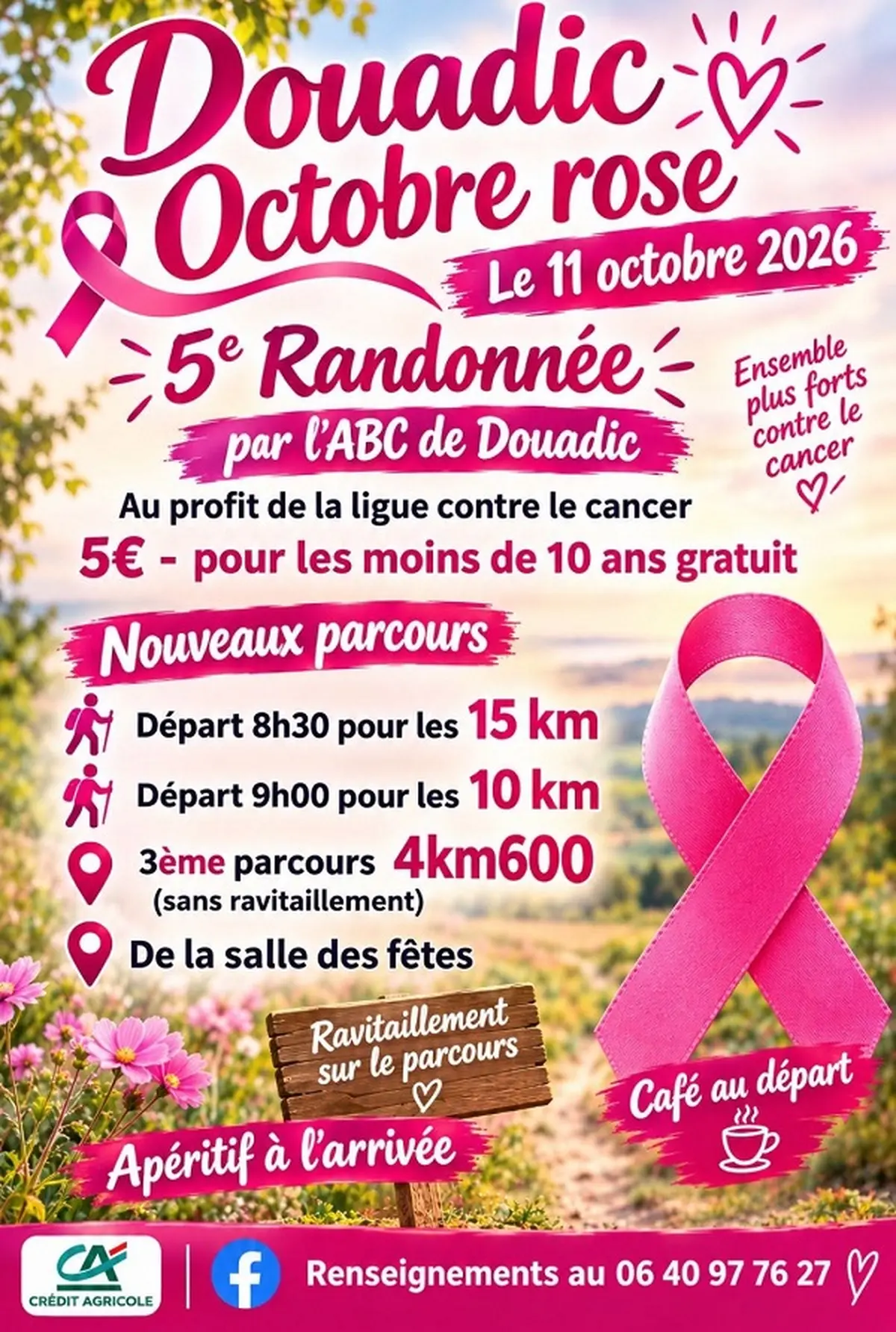 5ème randonnée Octobre Rose