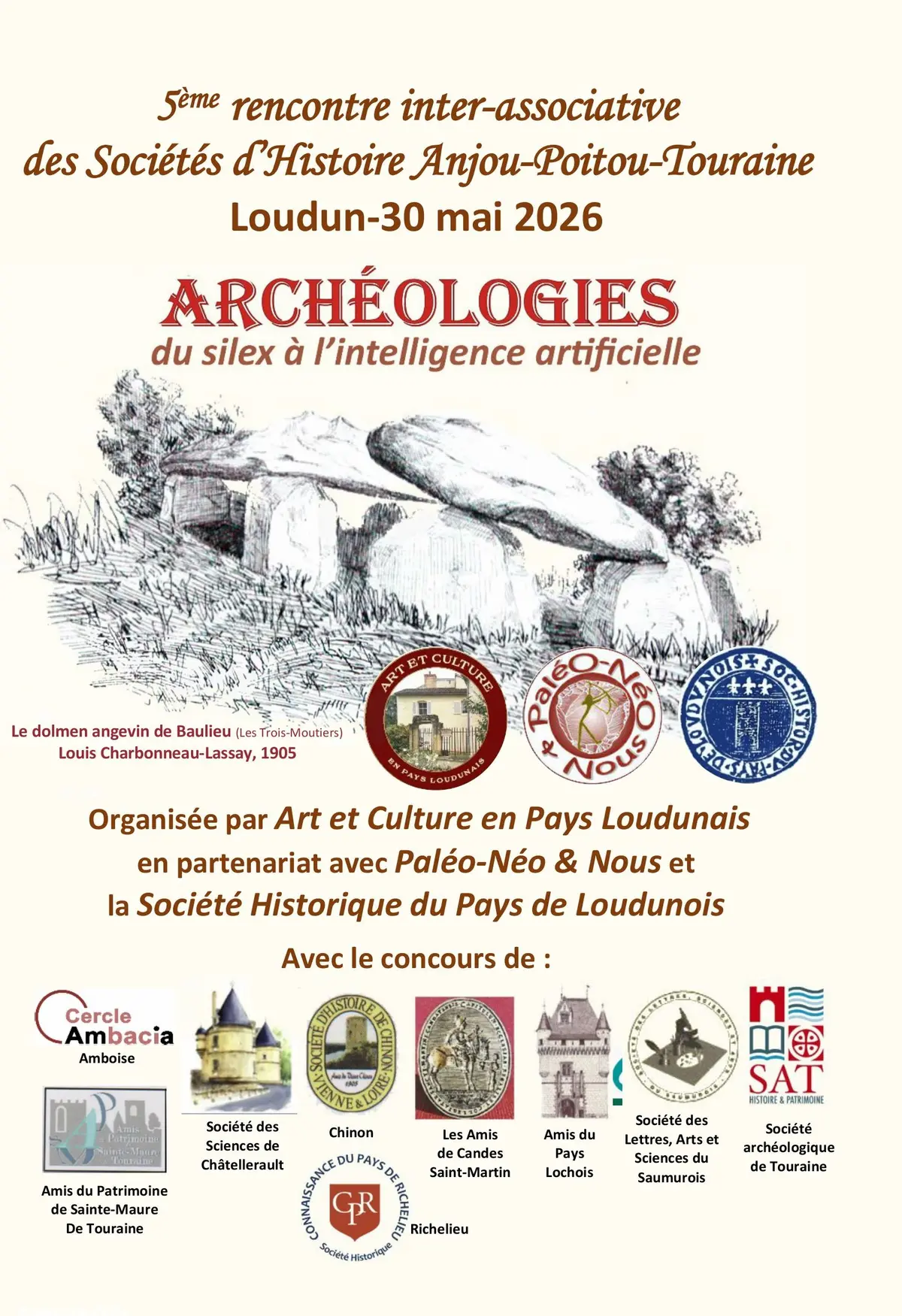 5ème rencontre inter-associative des Sociétés d'Histoire Anjou-Poitou-Touraine