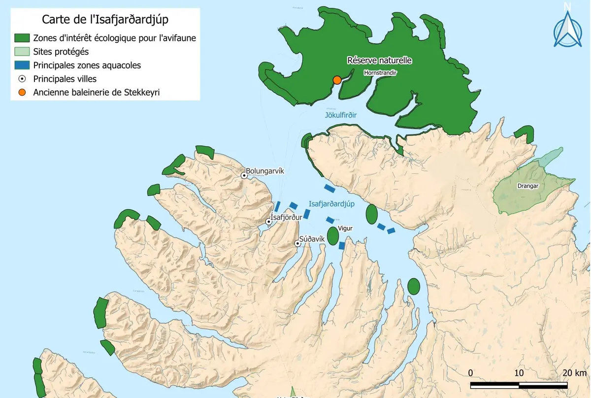 Pêche, aquaculture et tourisme dans les fjords de l'Ouest islandais 