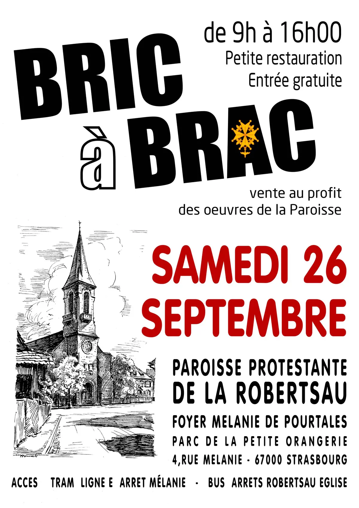 Bric à Brac de la Paroisse Protestante de la Robertsau