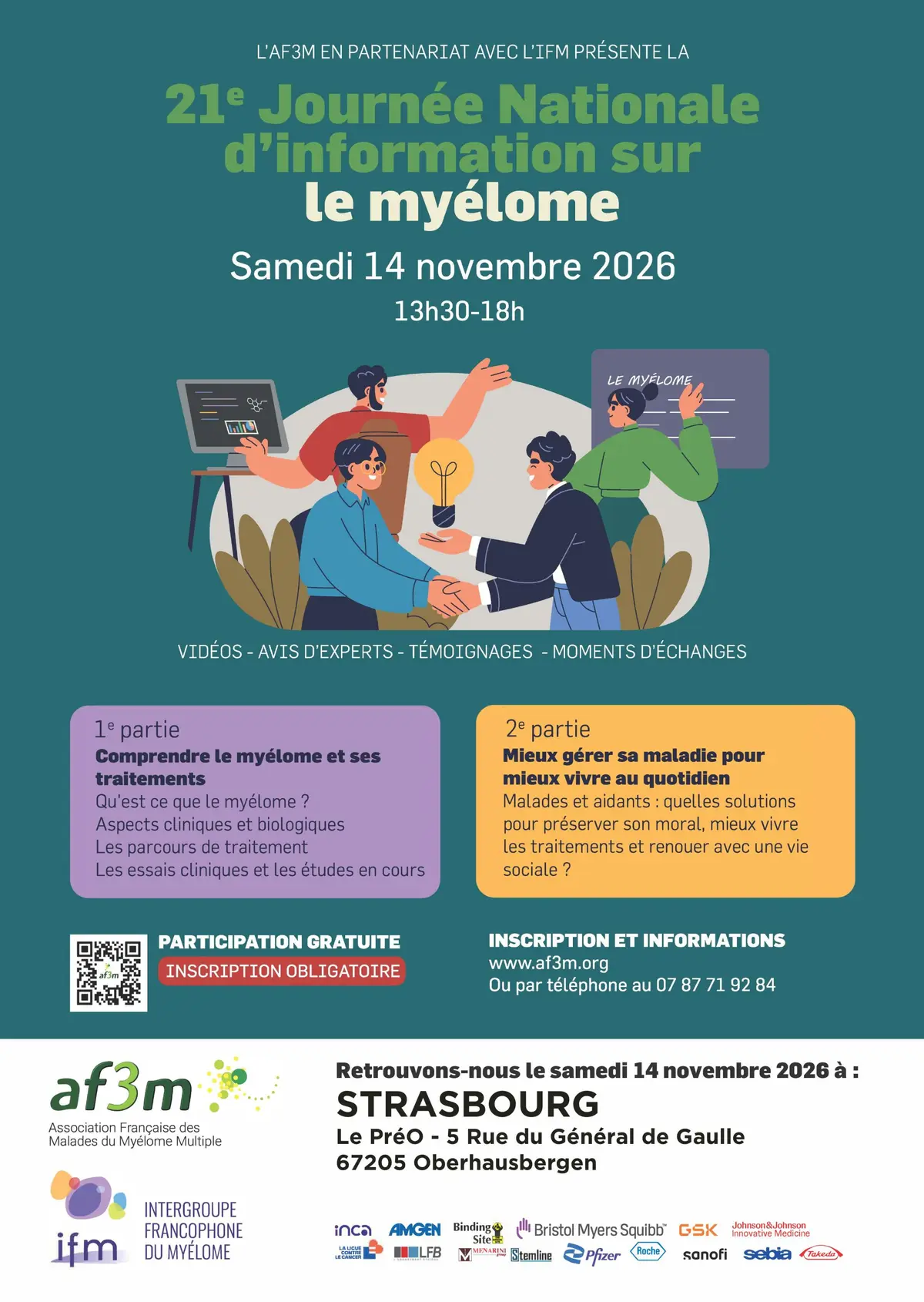 Journée d'information sur le myélome à Strasbourg
