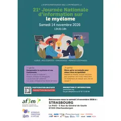 Journée d'information sur le myélome à Strasbourg