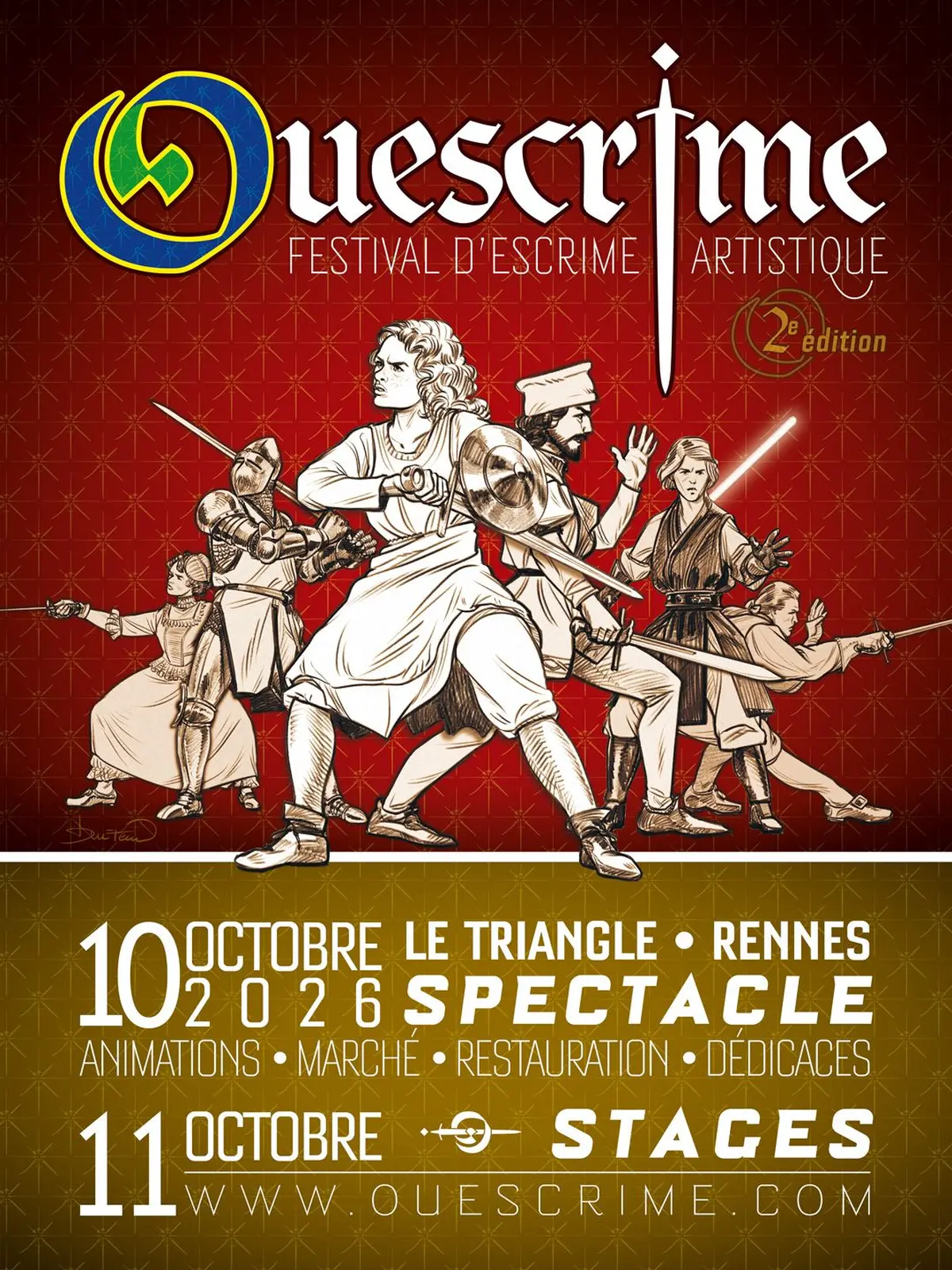 Ouescrime : festival d'escrime artistique - 2e édition 