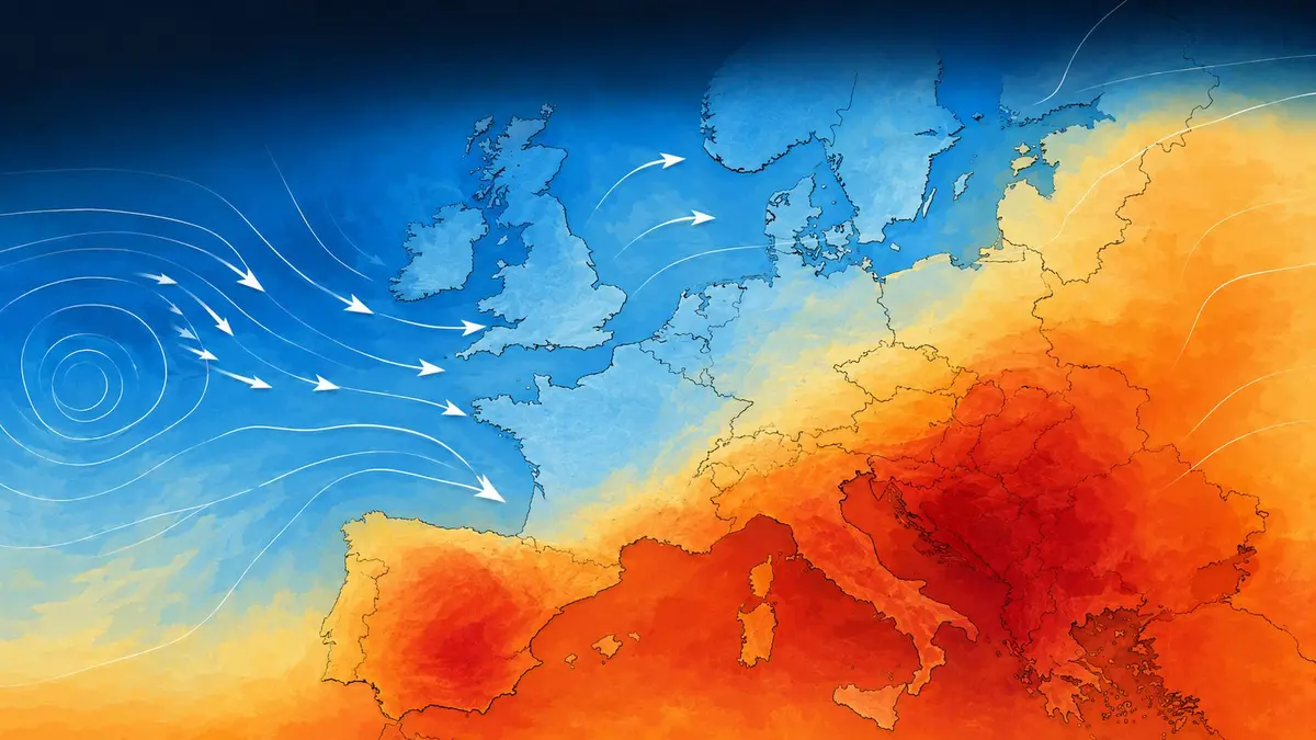 Météo : le 6 août 2026 pourrait bien marquer la fin des fortes chaleurs en France - De l'air océanique arrivera sur la France. 