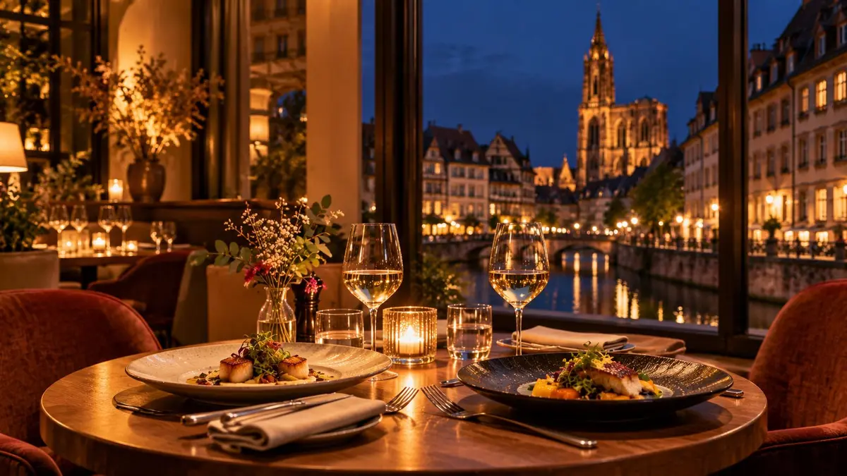 6 restaurants parfaits pour un d&icirc;ner en amoureux &agrave; Strasbourg