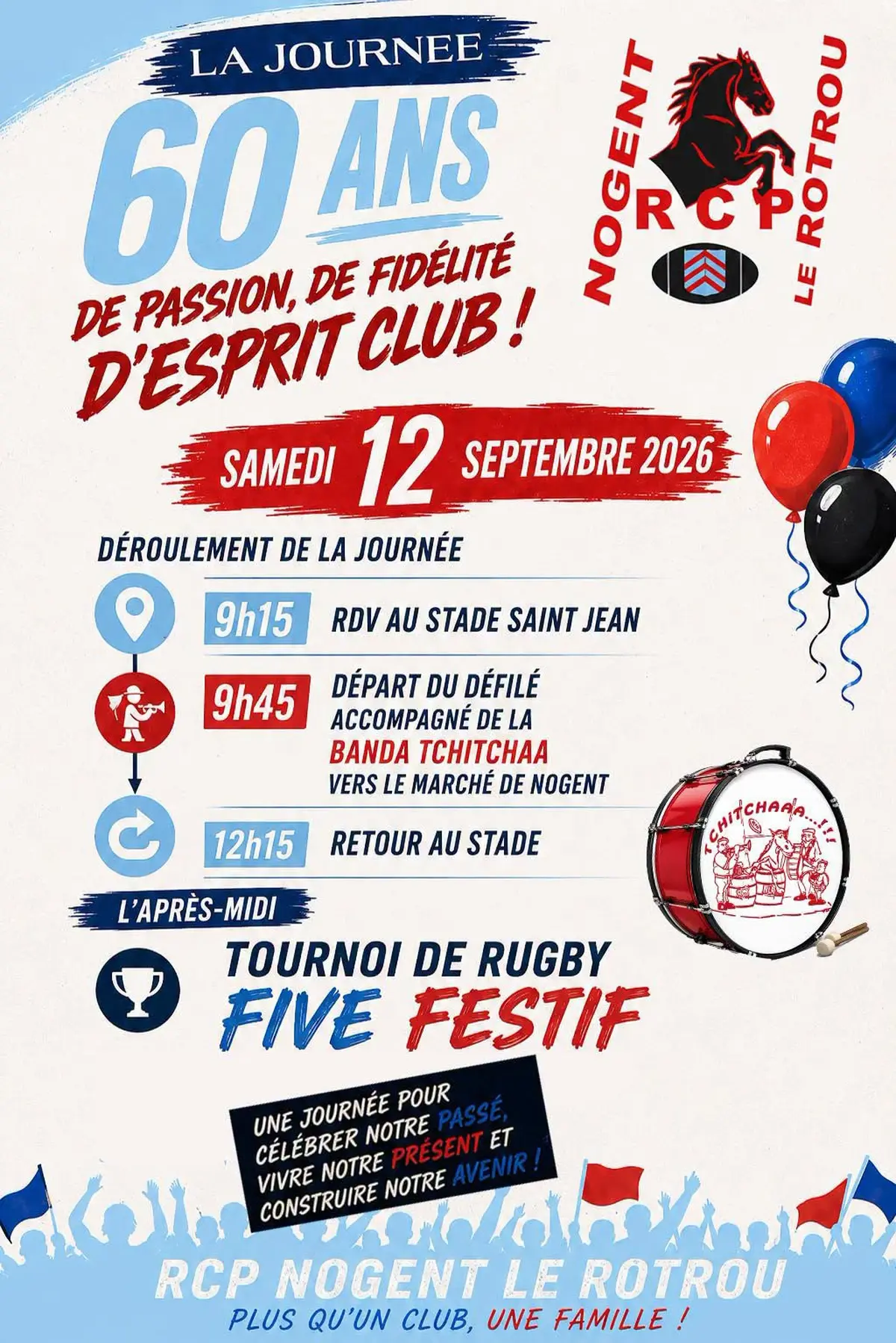 60 ans du Rugby Club Percheron