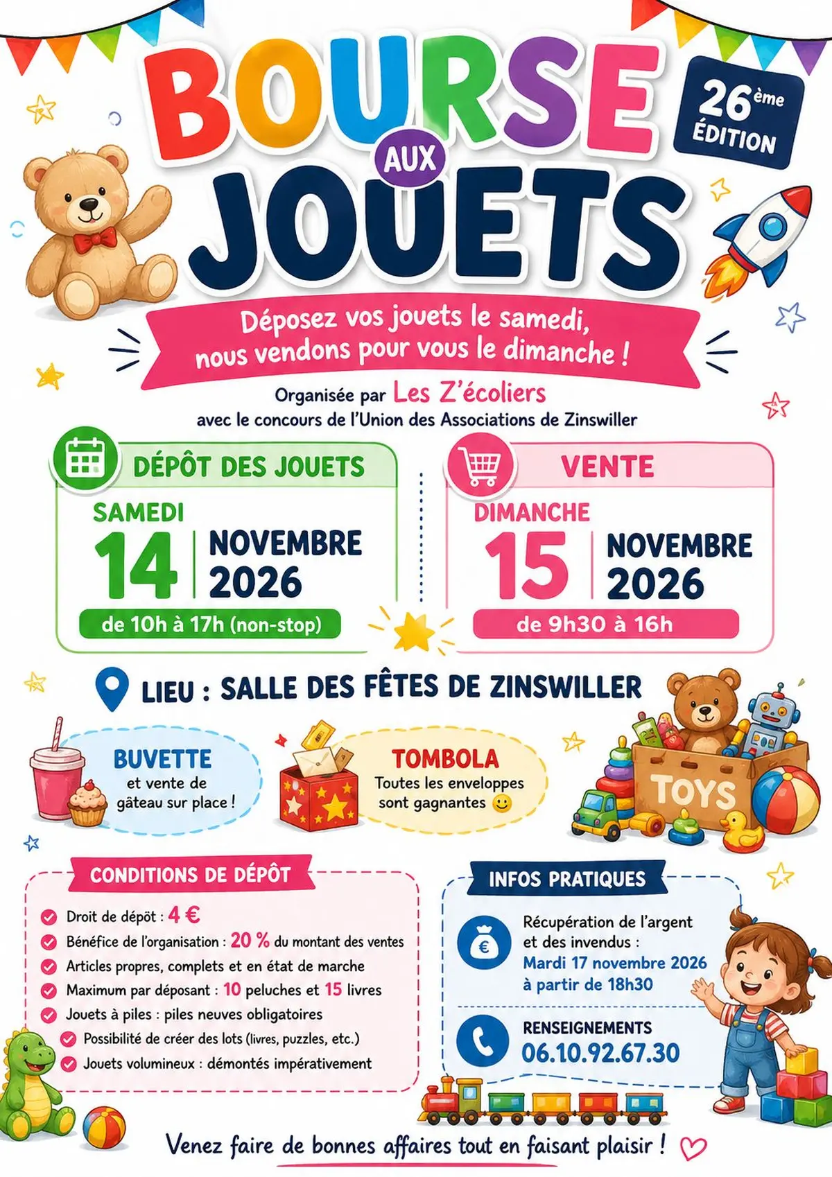 Bourse aux jouets  - 26ème édition