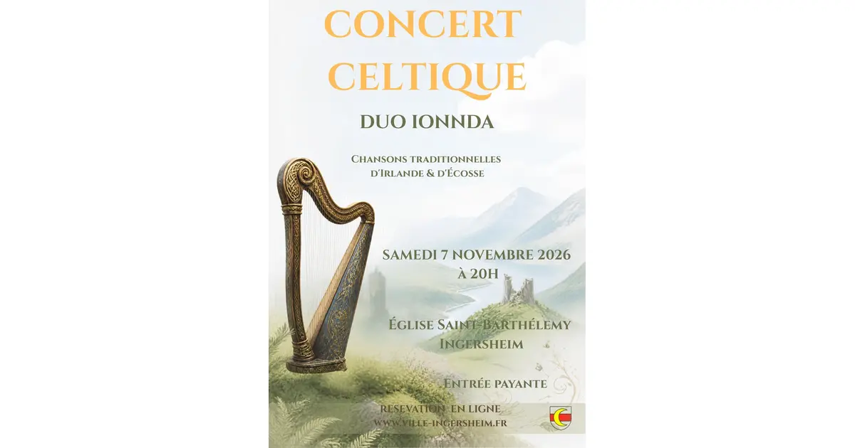 Concert de chansons traditionnelles d’Irlande et d’Écosse