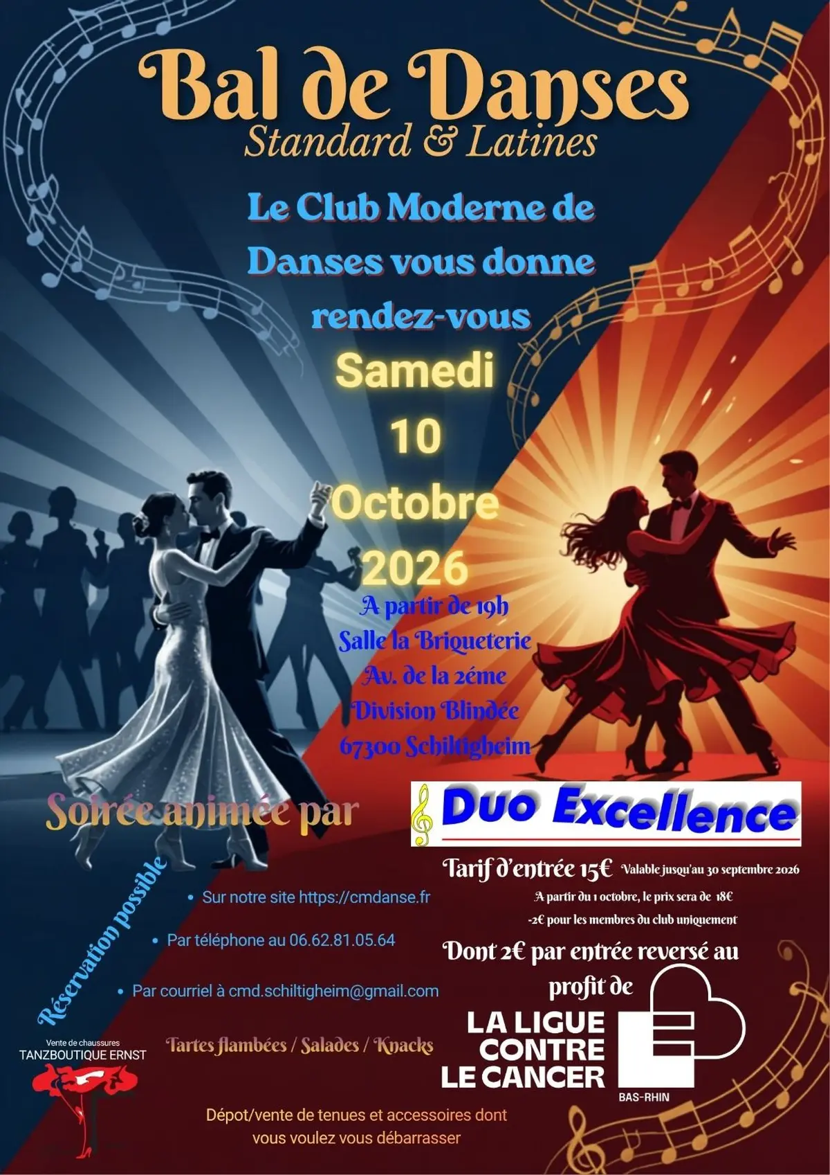 Bal annuel du Club Moderne de Danses - Salle de la Briqueterie à Schiltigheim