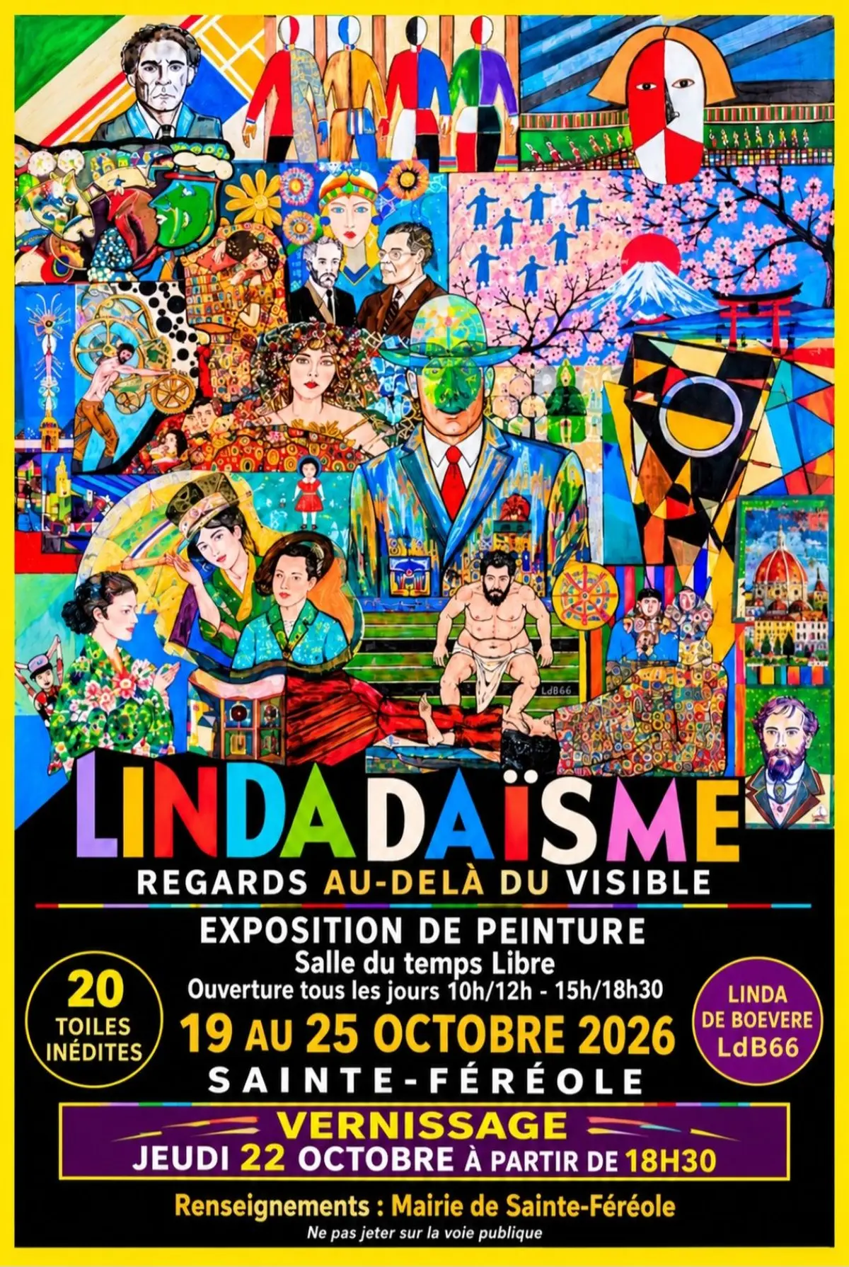 Exposition : LindaDaïSme (Linda De Boevere-LdB66)