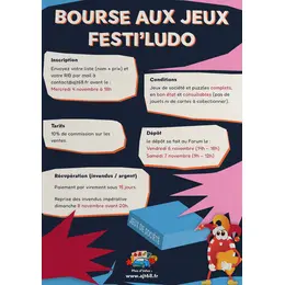 Bourse aux jeux à FestiLudo