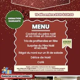 Avent de Noel Repas spectacle