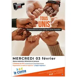 Mercredi c'est Tous unis: Programmation de court métrage et film d'animation