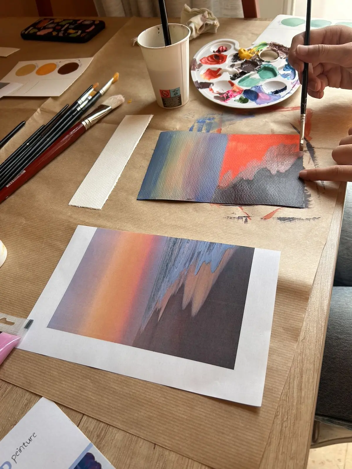  Atelier Créatif – Couleurs d’automne à l’acrylique