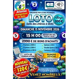 Loto BAS Mimizan Petanque 