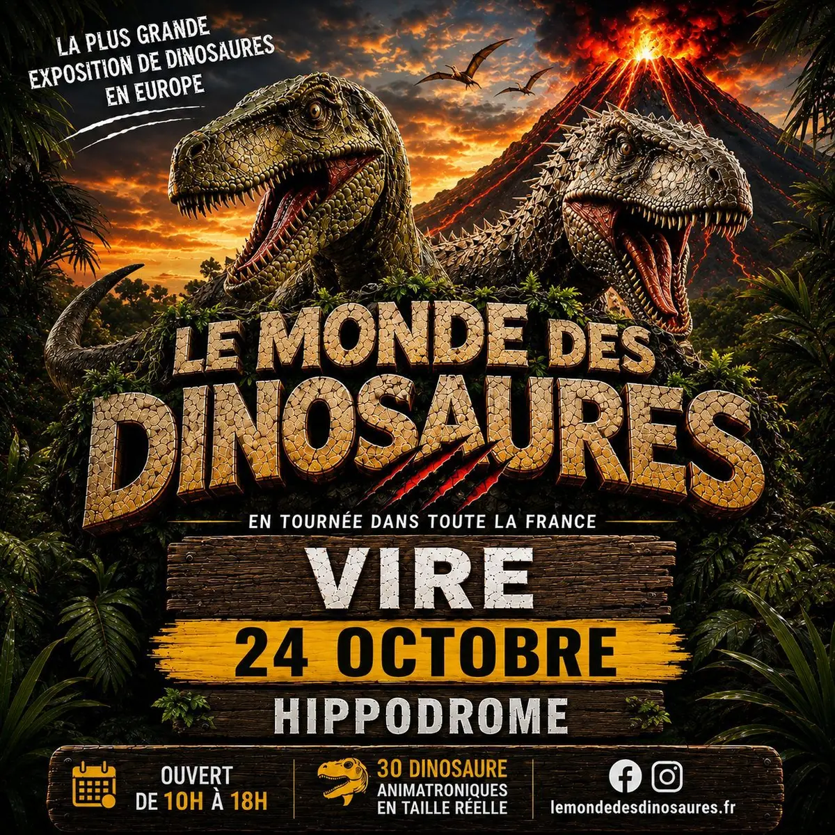 Le Monde des Dinosaures à Vire