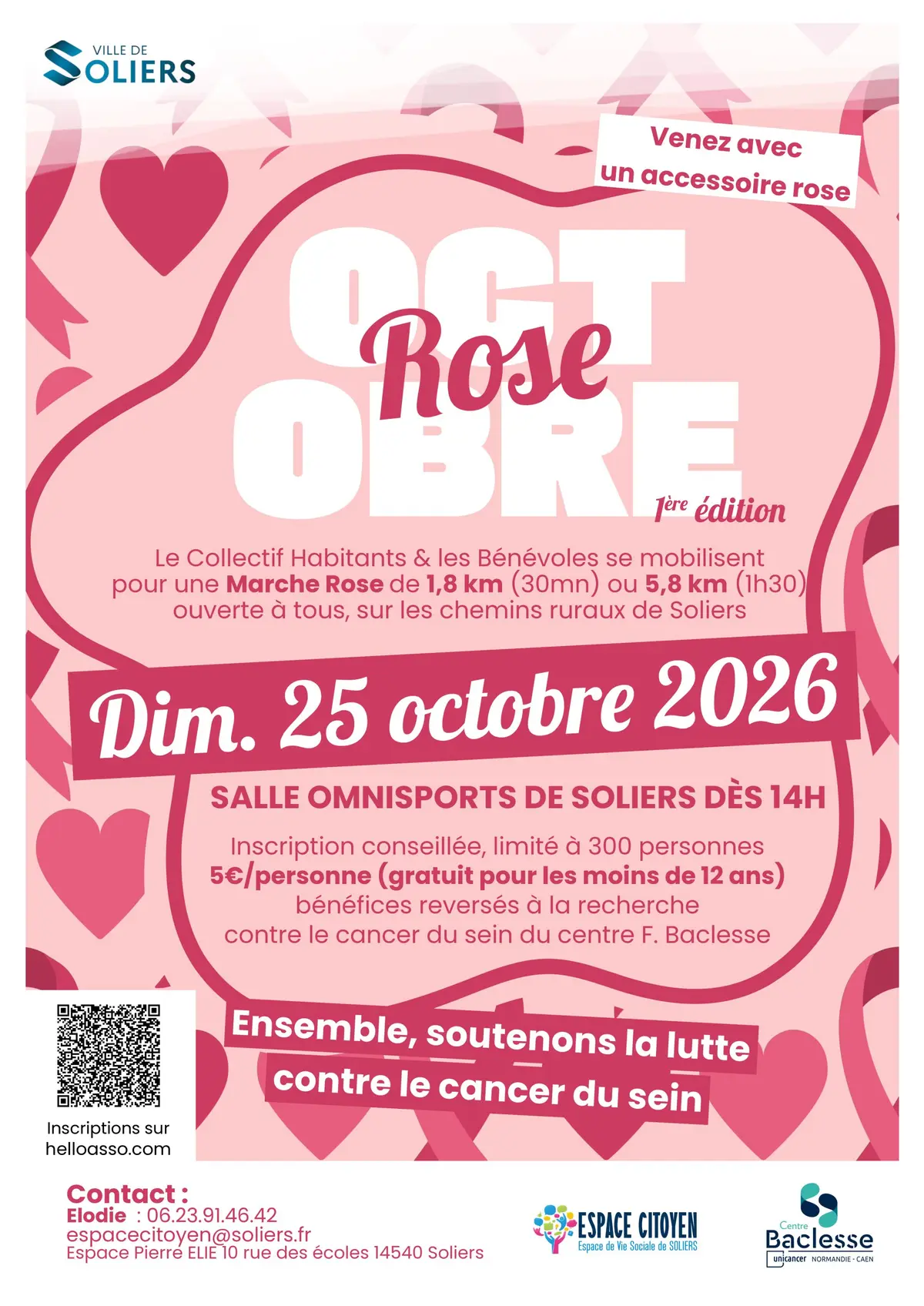 Marche rose à Soliers