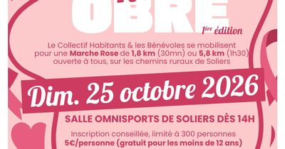 Marche rose &agrave; Soliers