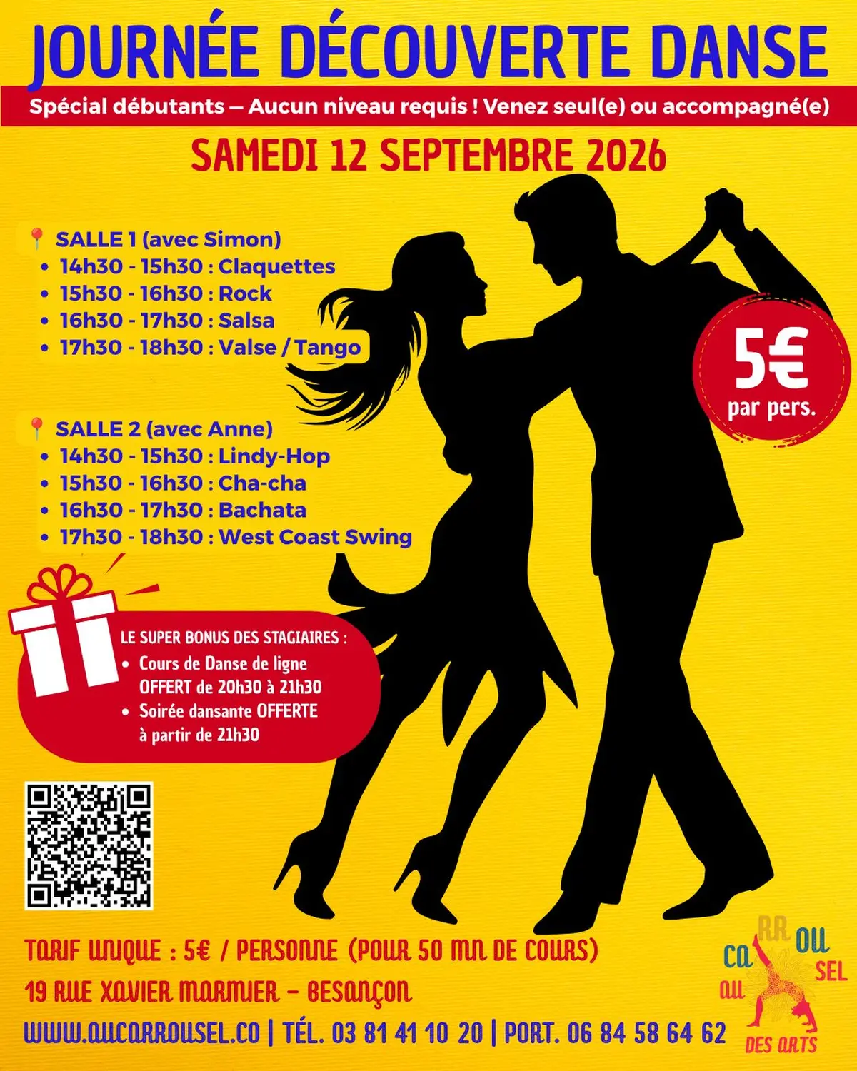 Journée Découverte Danse - Carrousel des Arts