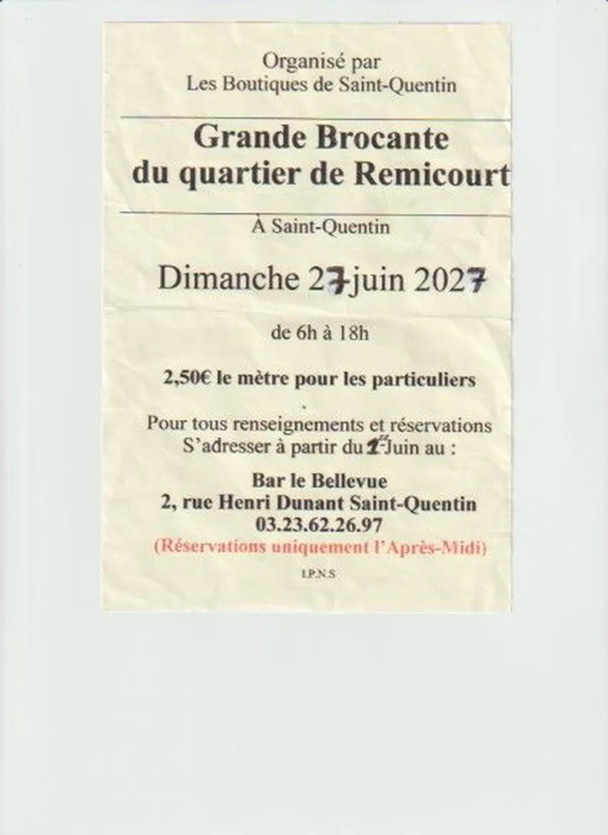 Grande brocante du quartier de Remicourt