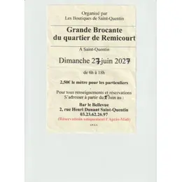 Grande brocante du quartier de Remicourt
