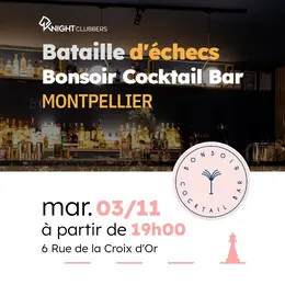 Bataille d'échecs au Bonsoir Cocktail Bar