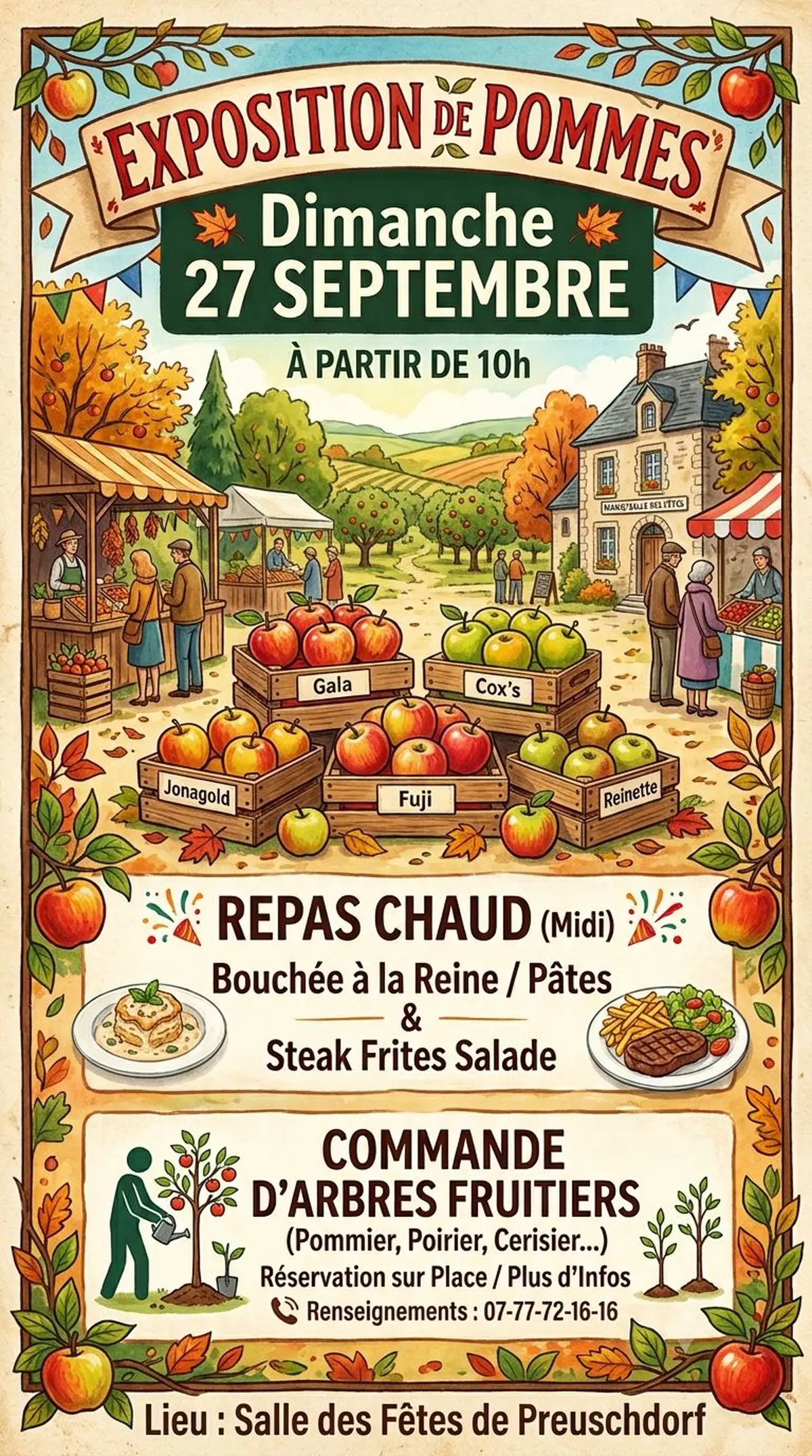 Exposition de pommes 2026 - PREUSCHDORF