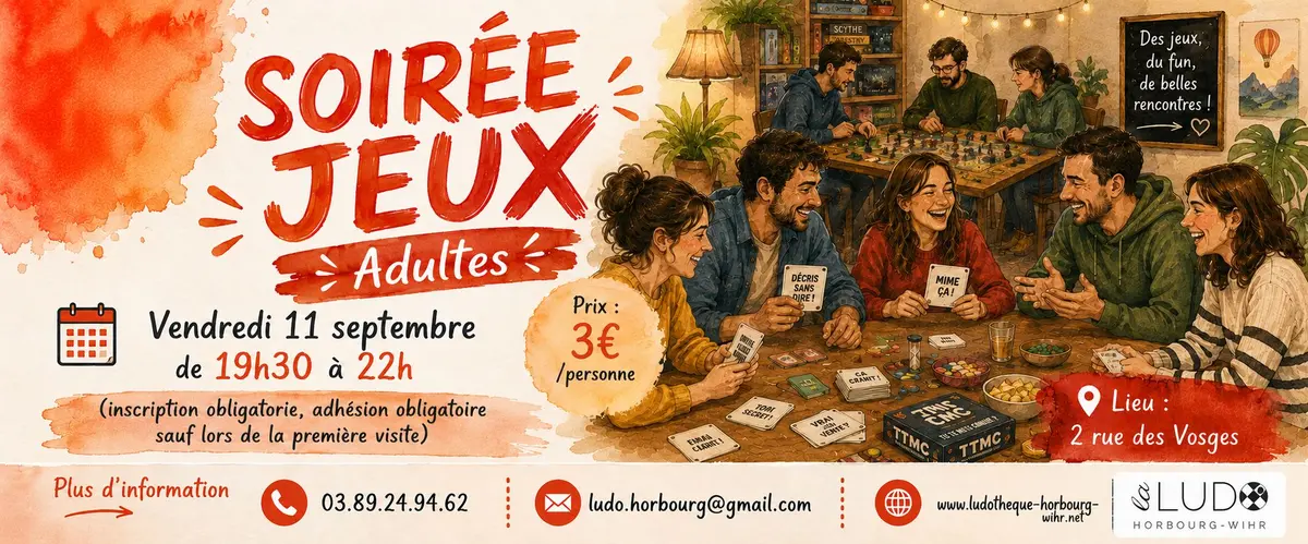Soirée Jeux Adultes