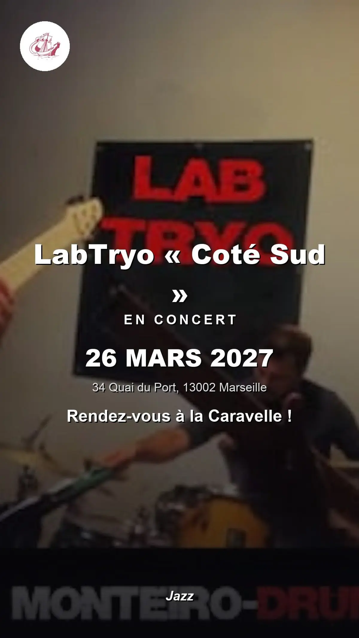 LabTryo « Côté Sud » en concert à La Caravelle