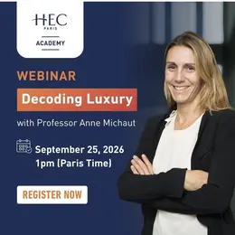 Webinaire - Décryptage du luxe