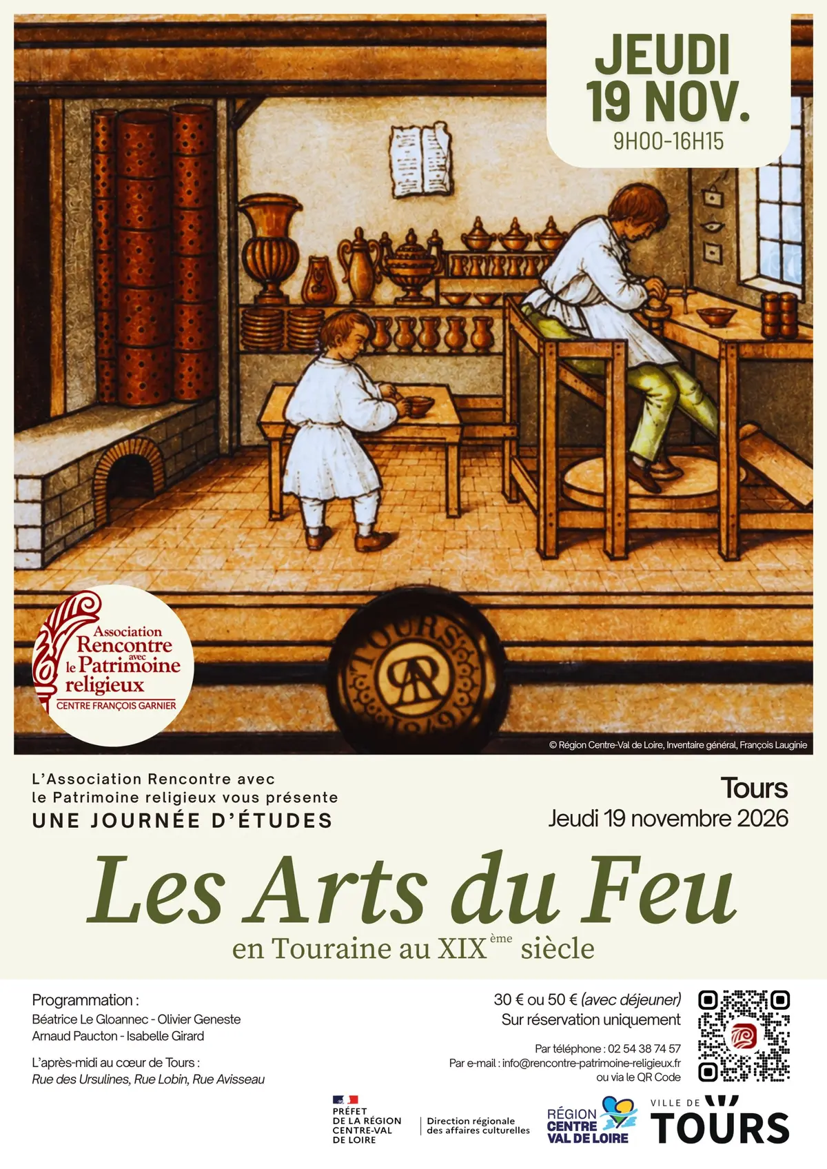 Les Arts du Feu en Touraine au XIXe siècle