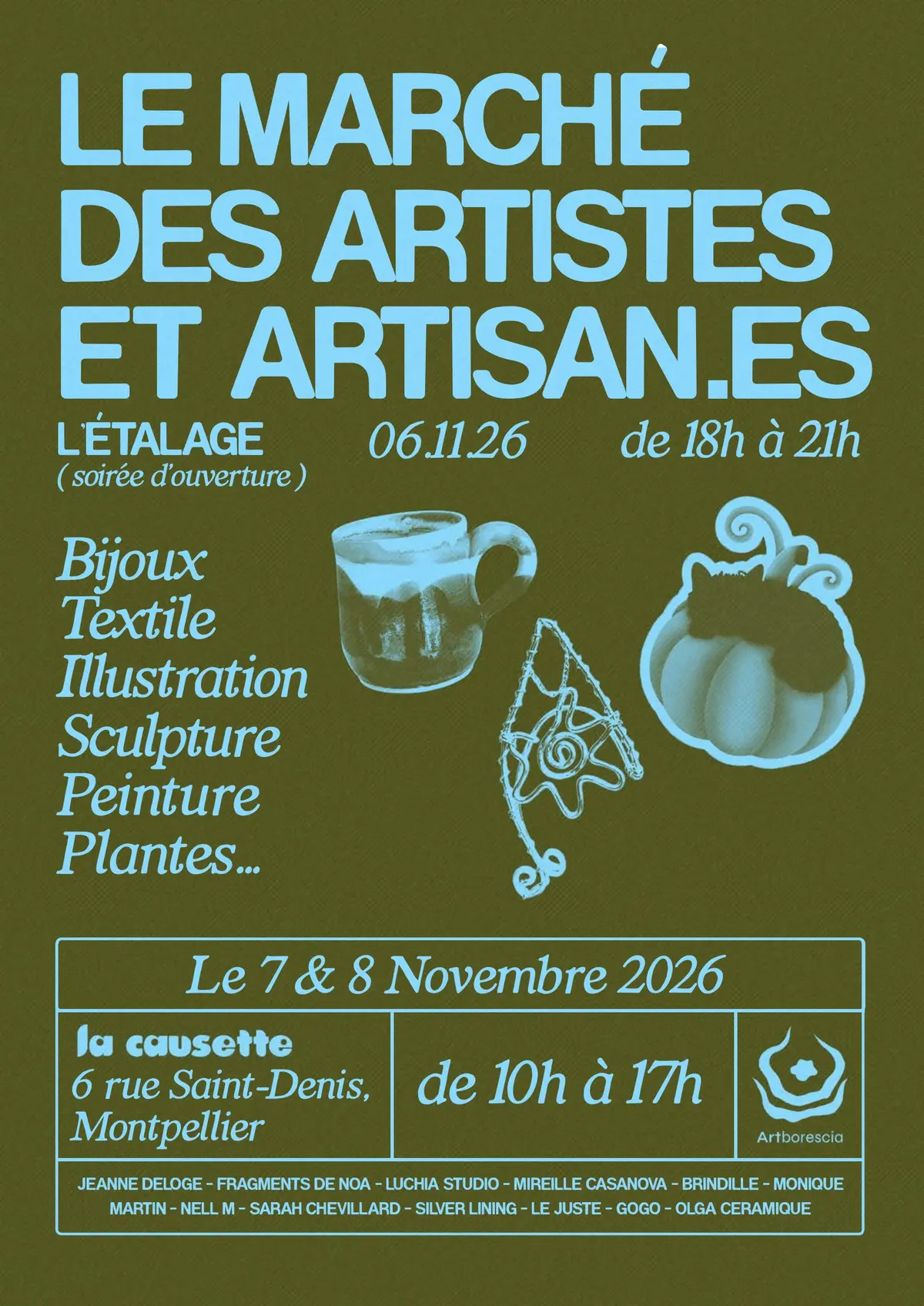 Marché des artistes et artisan.es