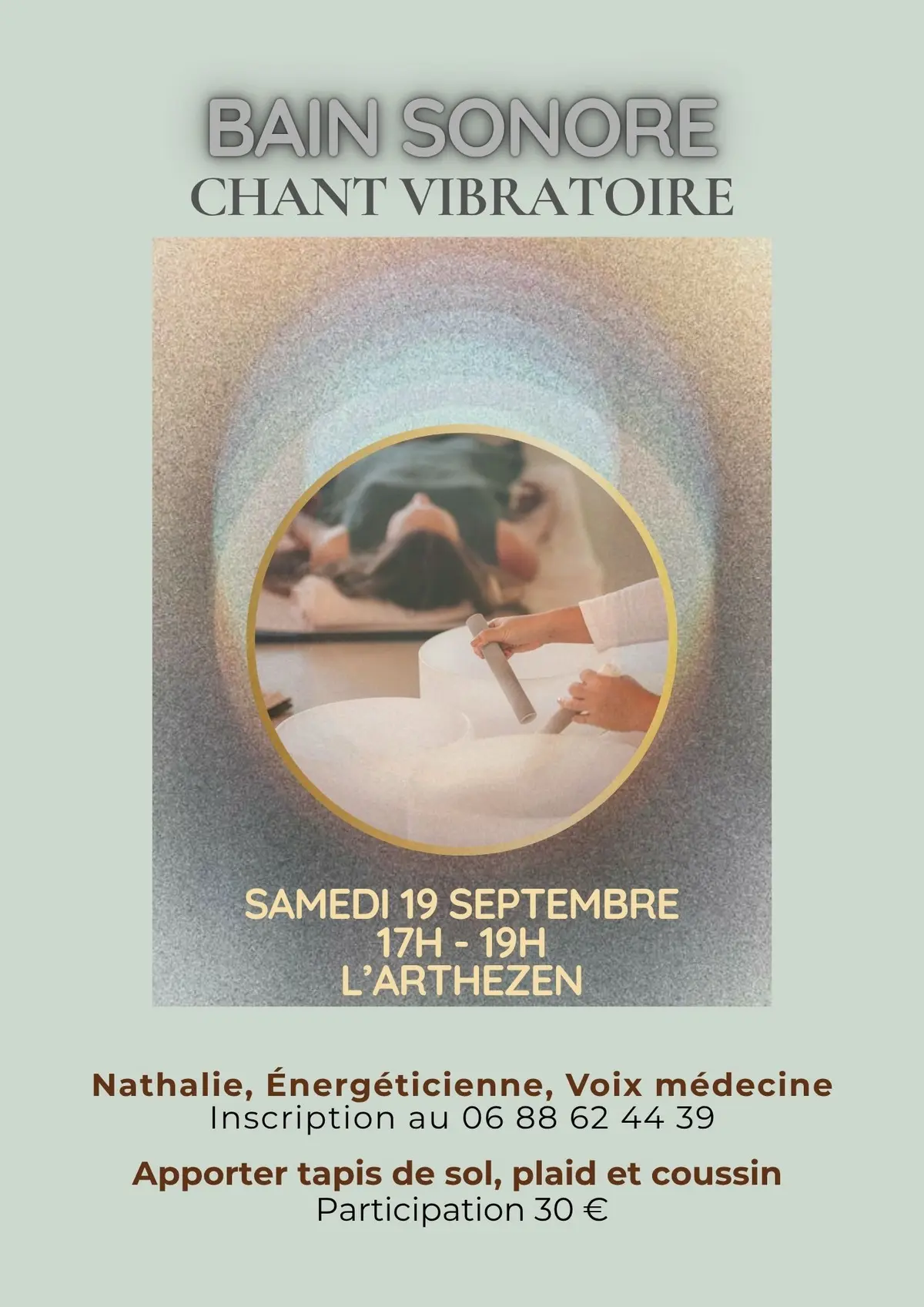 Bain sonore Chant Vibratoire