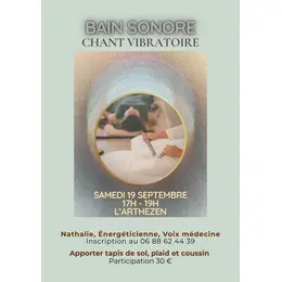 Bain sonore Chant Vibratoire