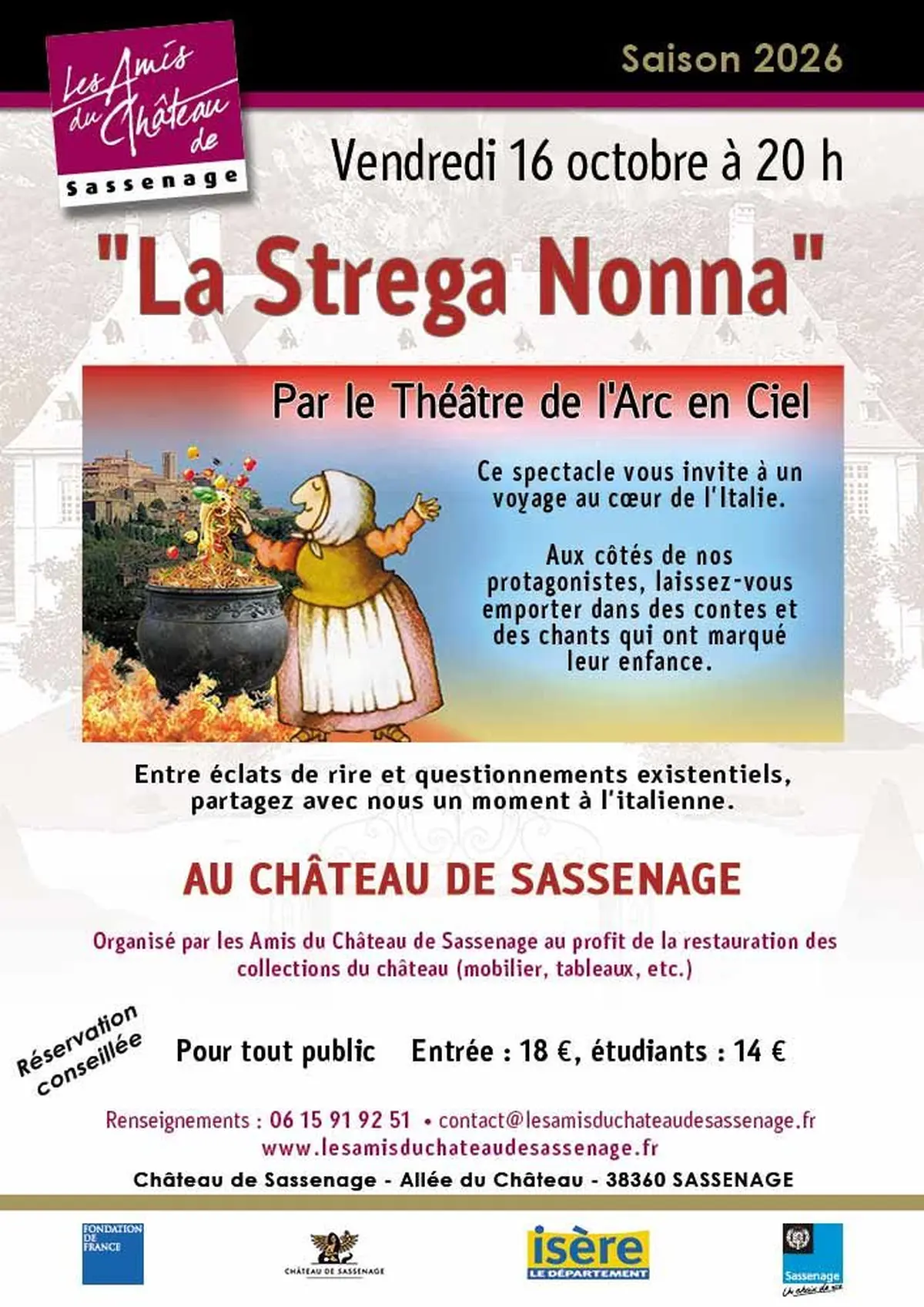 Théâtre : La Strega Nonna
