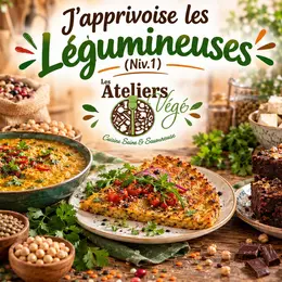 Cours de cuisine végétale J'apprivoise les légumineuses (niv.1)