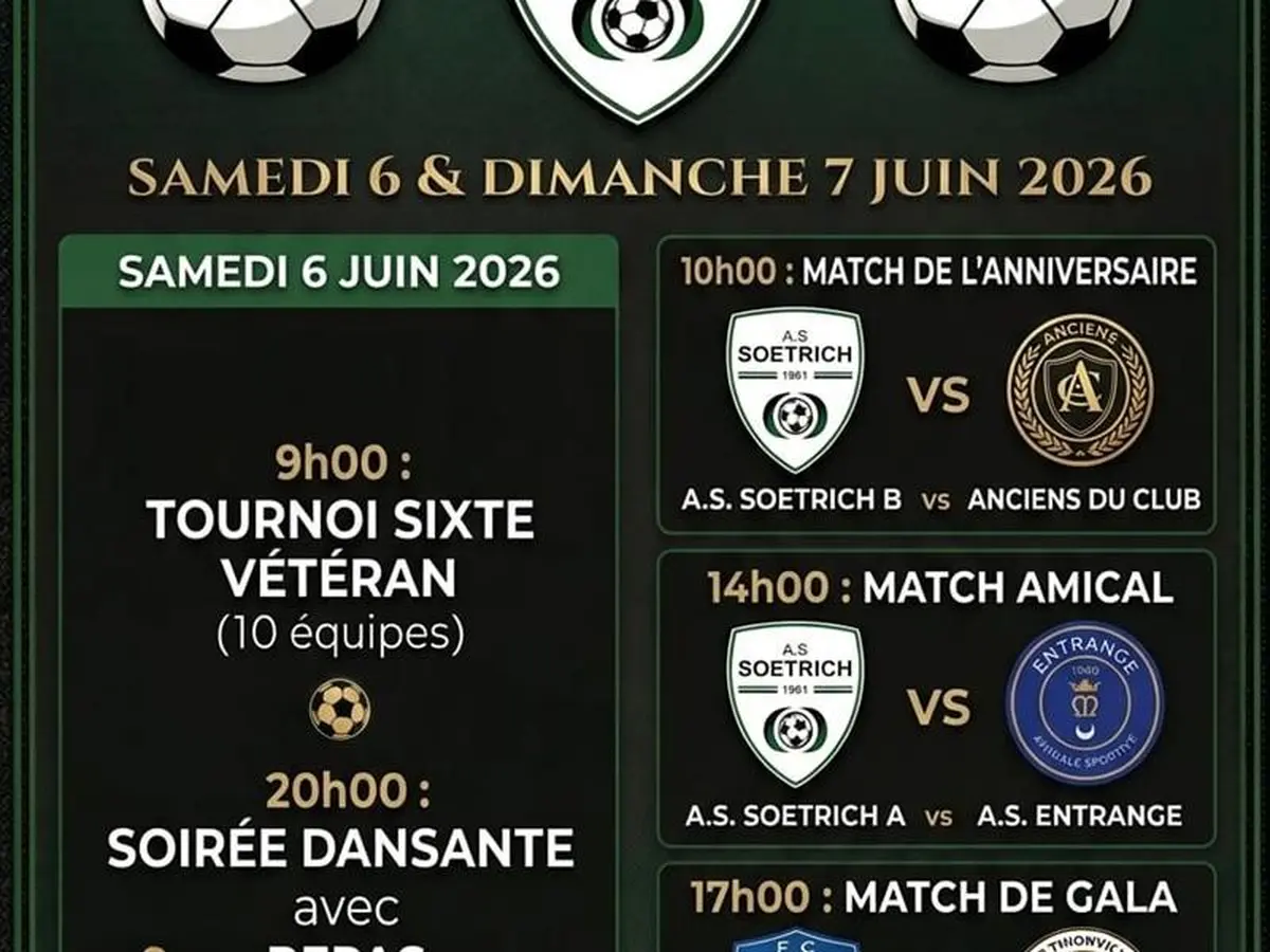 65 ans de l'AS Soetrich