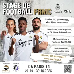 Stage de football C.A. Paris 14 x Fundacion Real Madrid Clinics 
