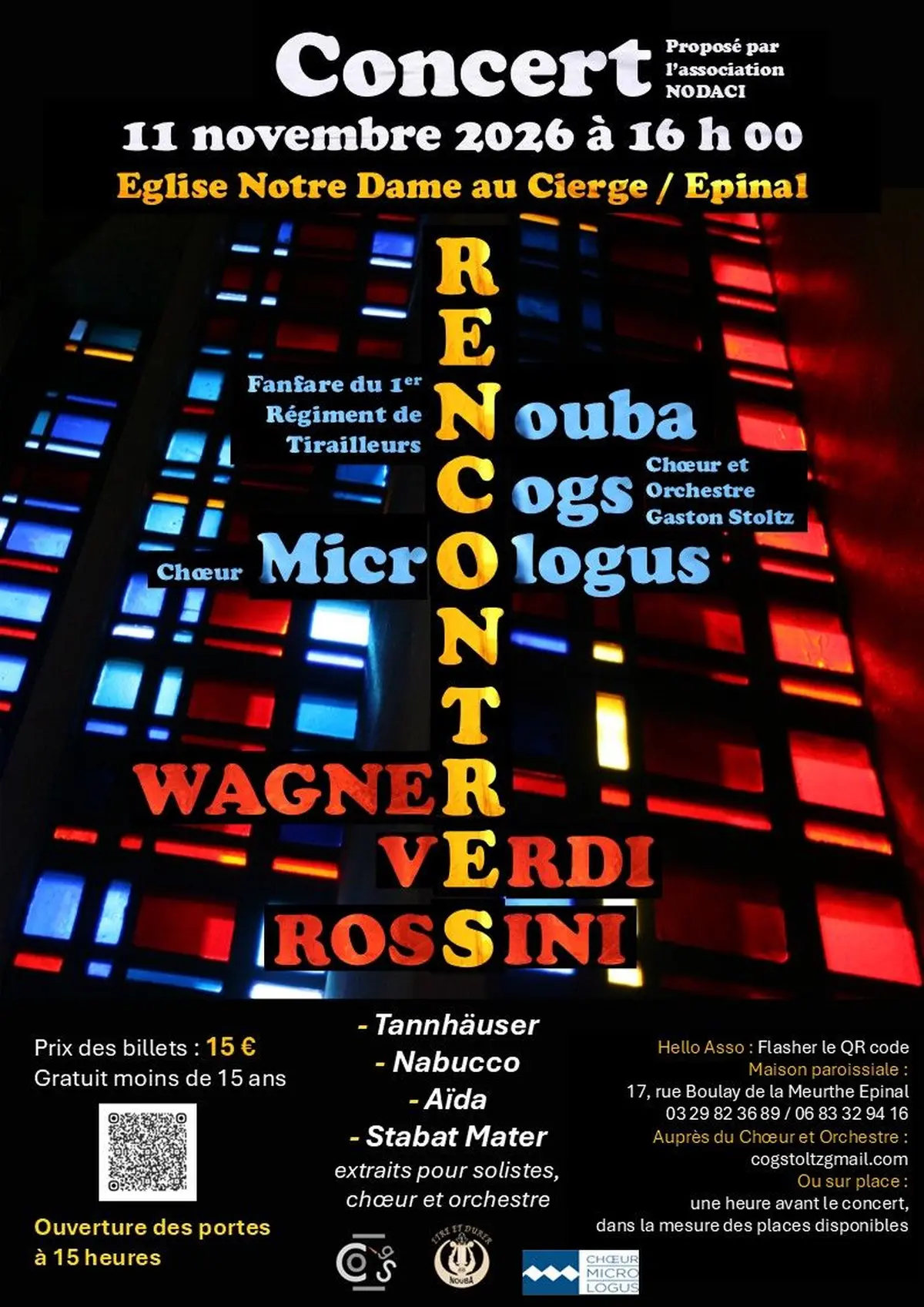Concert  du 11 Novembre 2026  RENCONTRES
