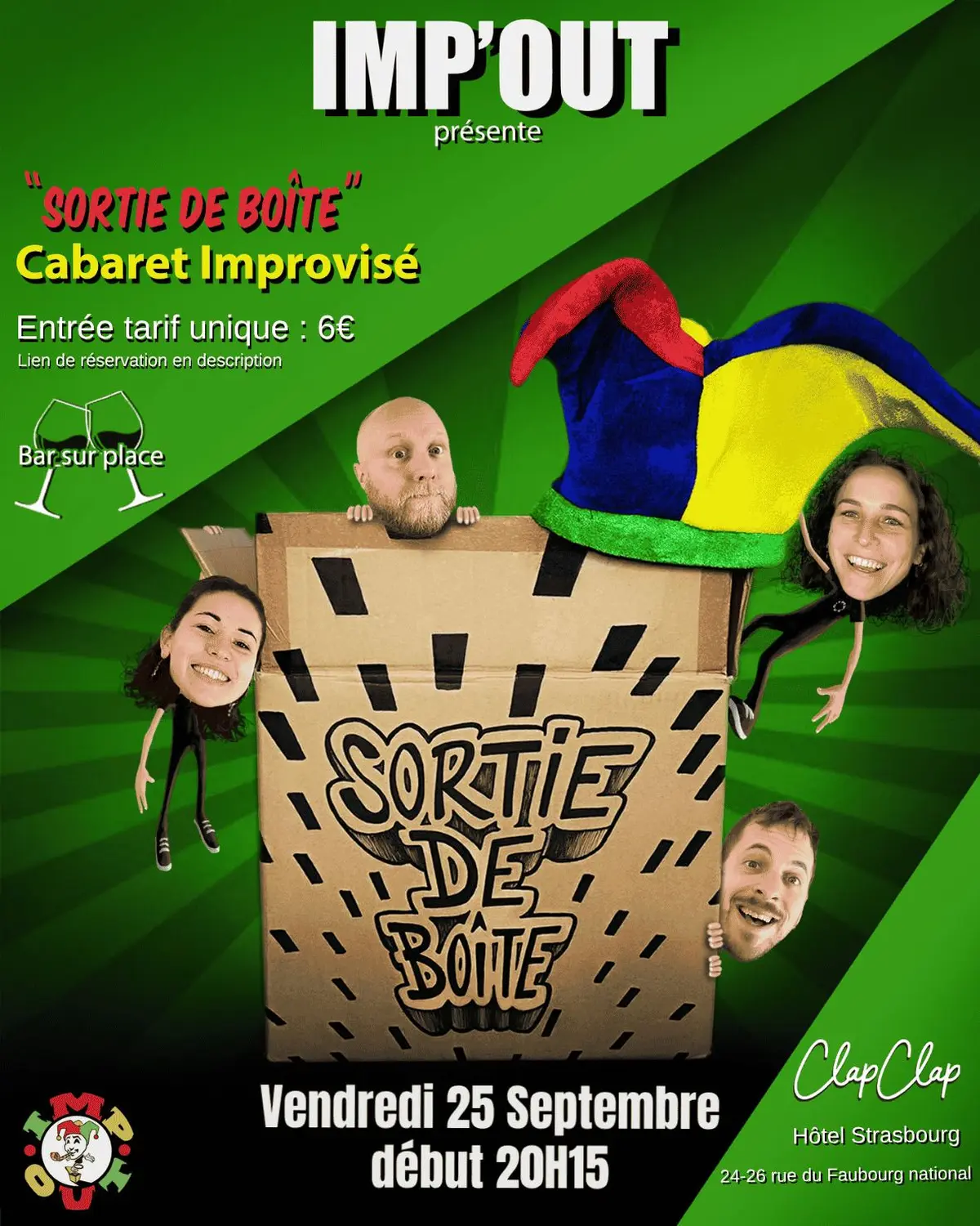 [IMPRO] Imp'out - Sortie de boîte