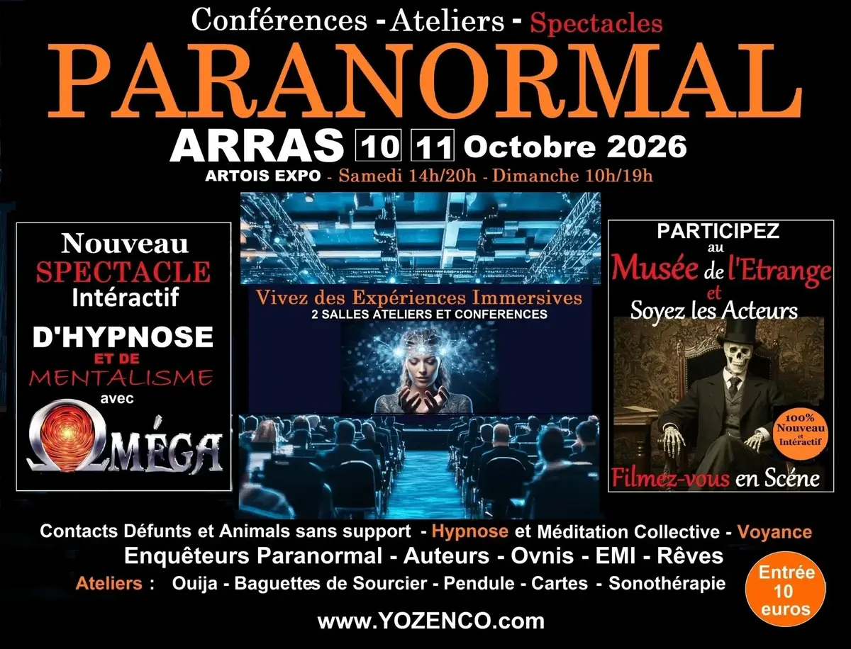 Conférences - Ateliers et Spectacles du Paranormal