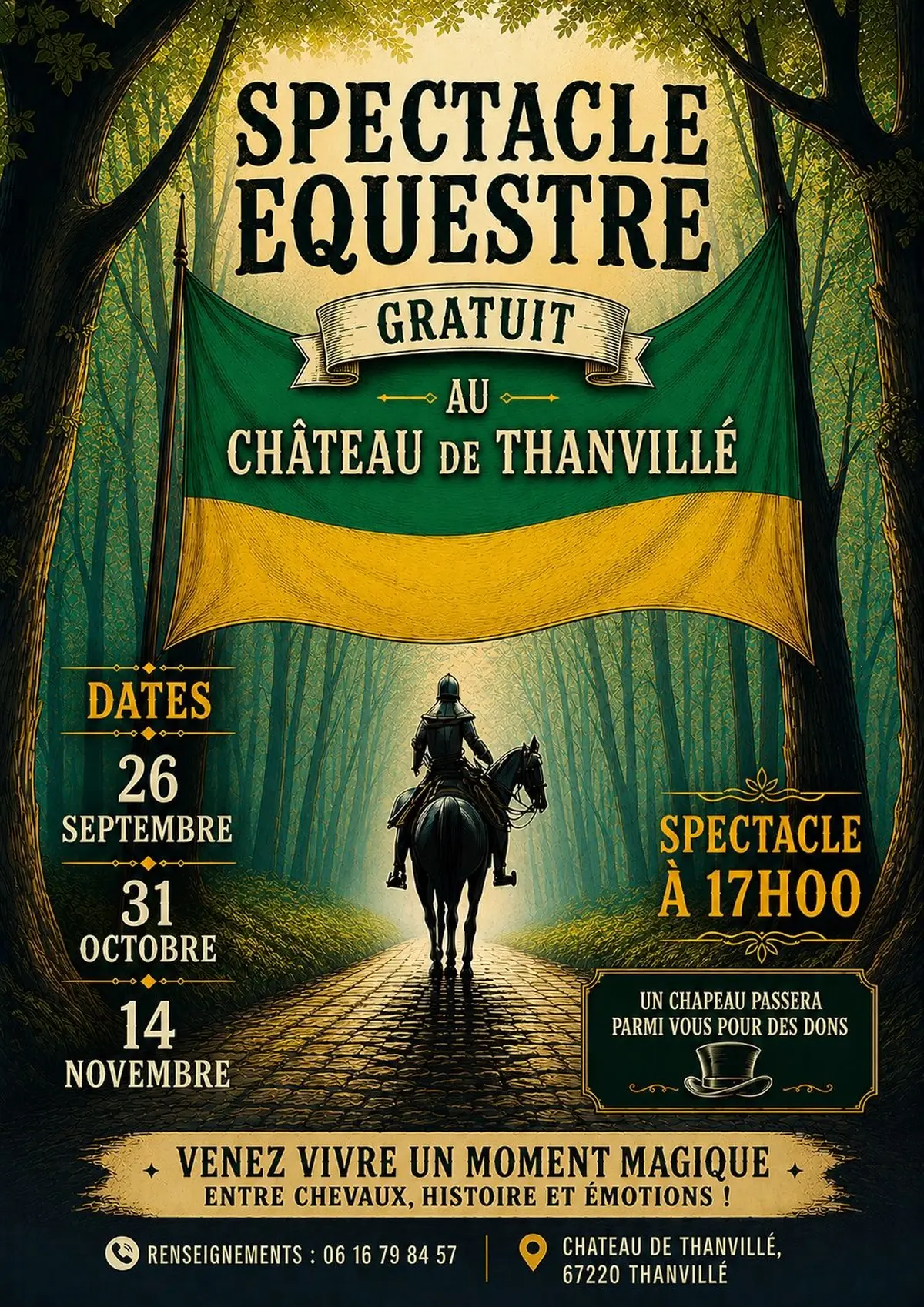 Spectacle équestre médiéval