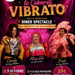 Dîner-spectacle Cabaret Vibrato à Langensoultzbach