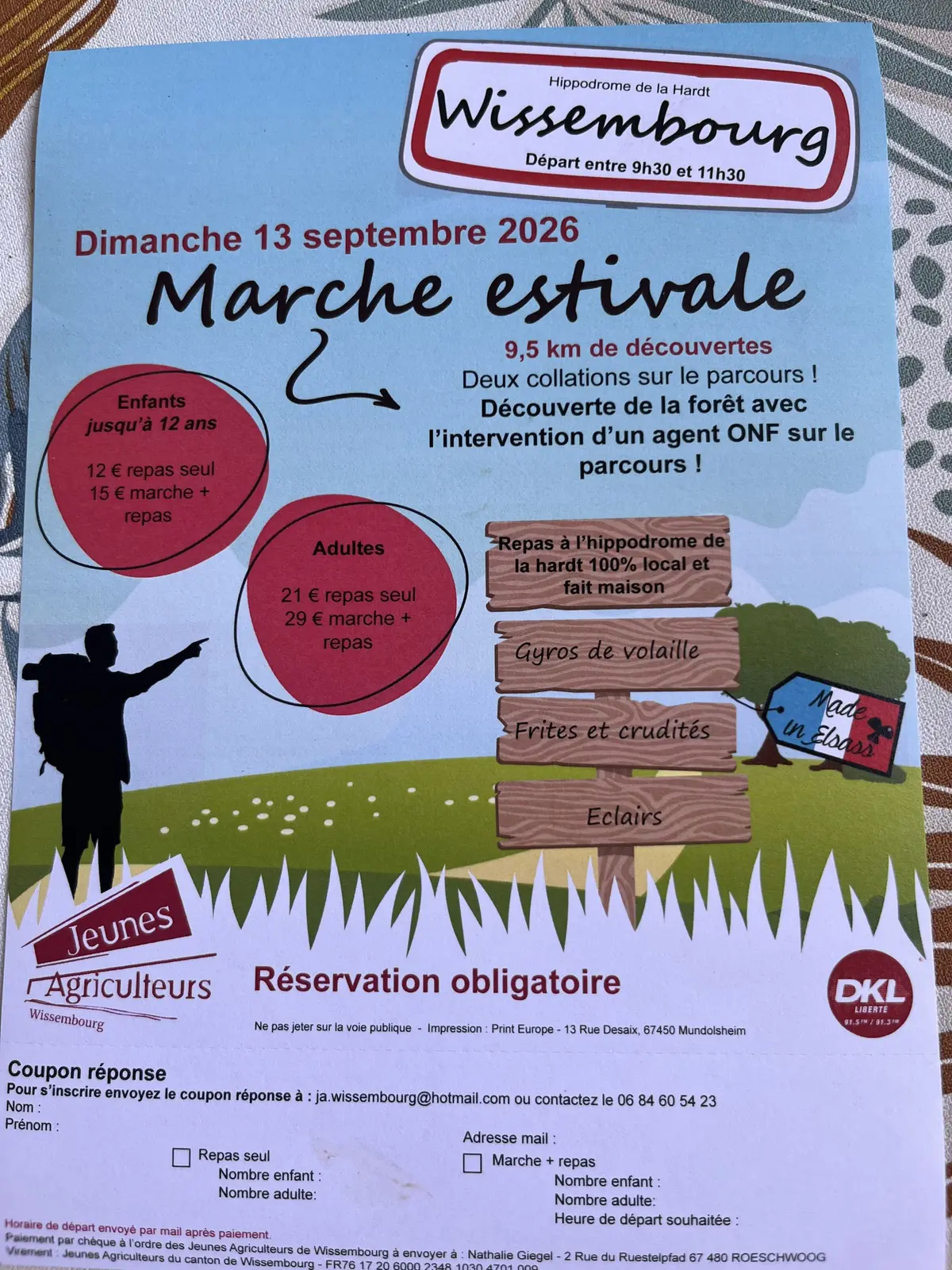 Marche estivale - immersion forestière Wissembourg