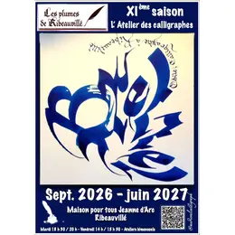 XI° Saison d'ateliers de calligraphie gothique - Les plumes de Ribeauvillé
